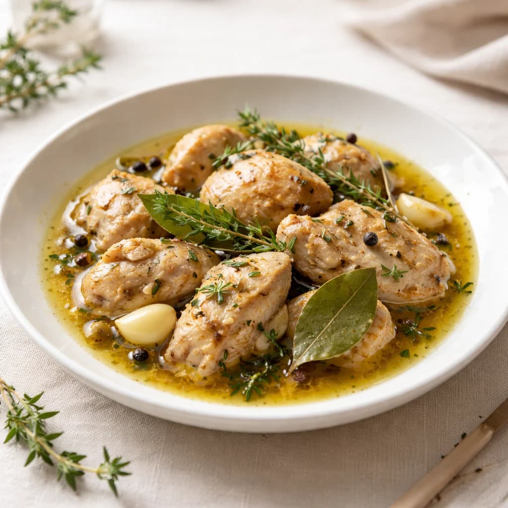 Pollo en escabeche